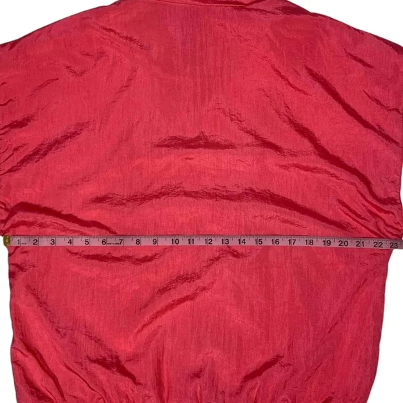 Vintage Bold Spirit Windbreaker Jacket Size Medium Colorblock Zip Up 90s Y2K NEW - Picture 12 of 12